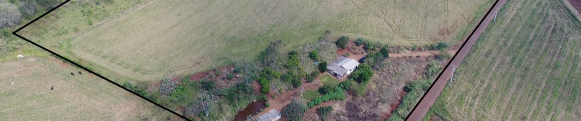 Área de 3.8 alqueires